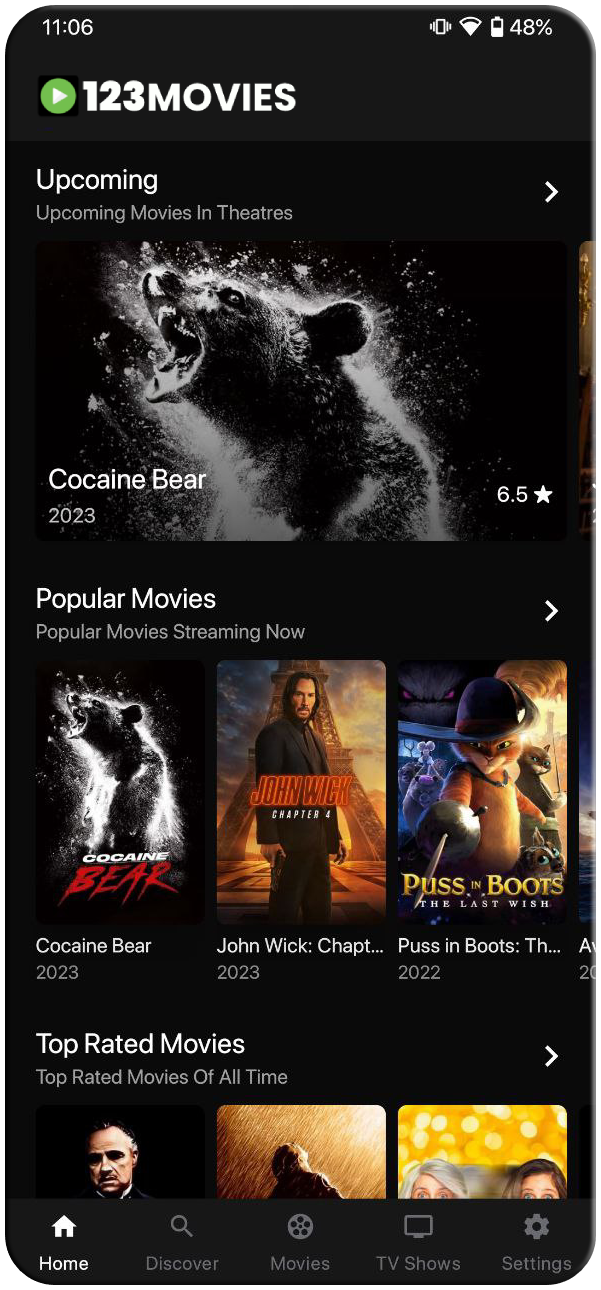 123movies App Screenshot 2