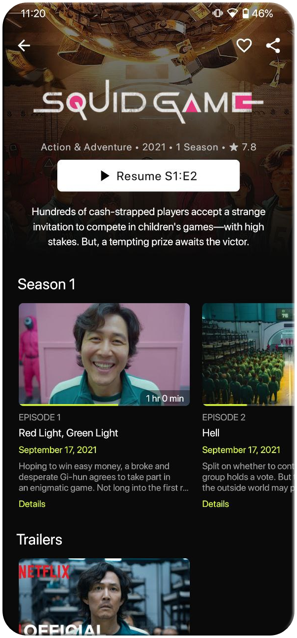 123movies App Screenshot 3